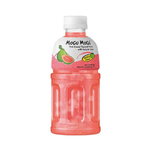 [8850389111376] MOGU MOGU PINK GUAVA 320ML