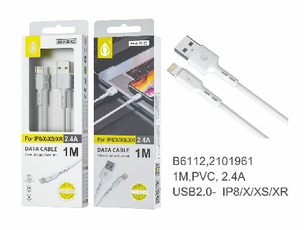 [8944870161121] CAVO DATI FLAUTO S.BASIC PER IP6 / 7/8 / X / XS, 1