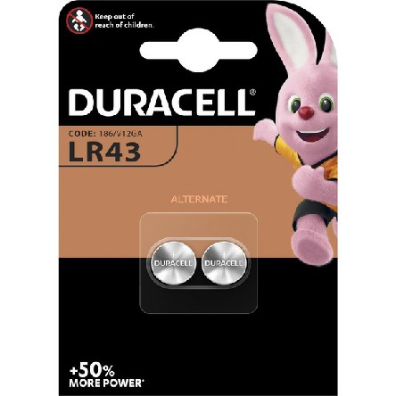 [5000394052581] DURACELL BOTTONE LR43 2PZ