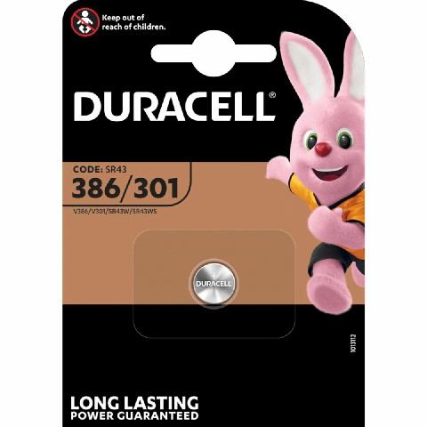[5000394067721] DURACELL BOTTONE 386/301 1PZ