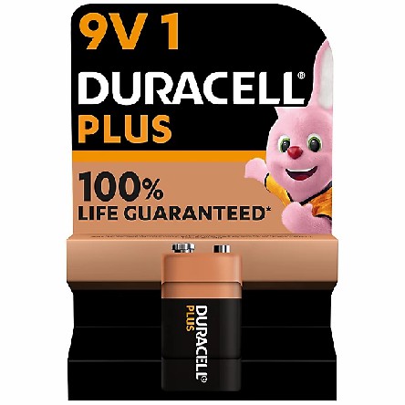 [5000394142190] DURACELL PLUS 100 TRANSISTOR 9V MN1604