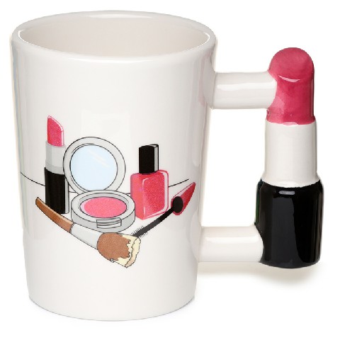 [5055071712654] TAZZA CON MANICO A FORMA DI ROSSETTO