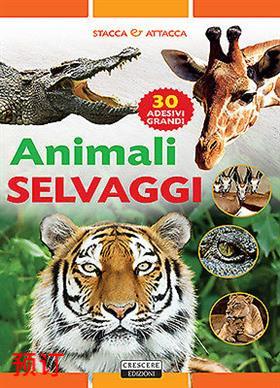 [9788883376238] ADESIVI-ANIMALI SELVAGGI