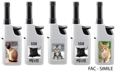 [9993000001157] ACCENDIGAS FIAM. RIC. SERIGRAF. MINI CAT/DOG