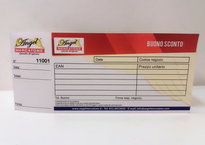 [9993000001232] BLOCCO BUONOSCONTO