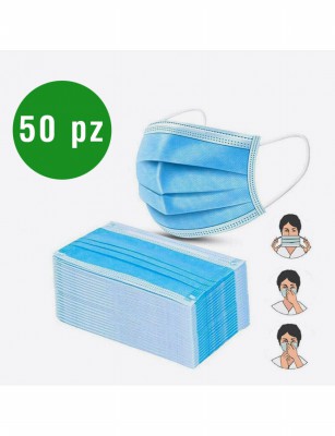 [9993000001850] MASCHERINE MONOUSO 3VELI 50PZ