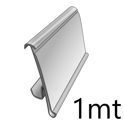 [9993000006169] PORTAPREZZO PVC A SCATTO BASCULANTE L 99 X RIPIANO
