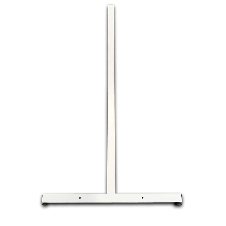 [9993000007050] SUPPORTO T IN METALLO BIANCO H. 150CM
