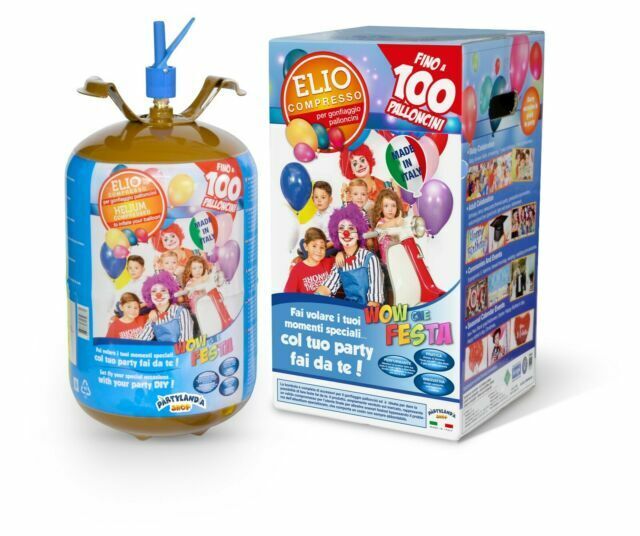 [631495250771] HE100N BOMBOLA ELIO 100 PALLONCINI 13.7L CON SISTE