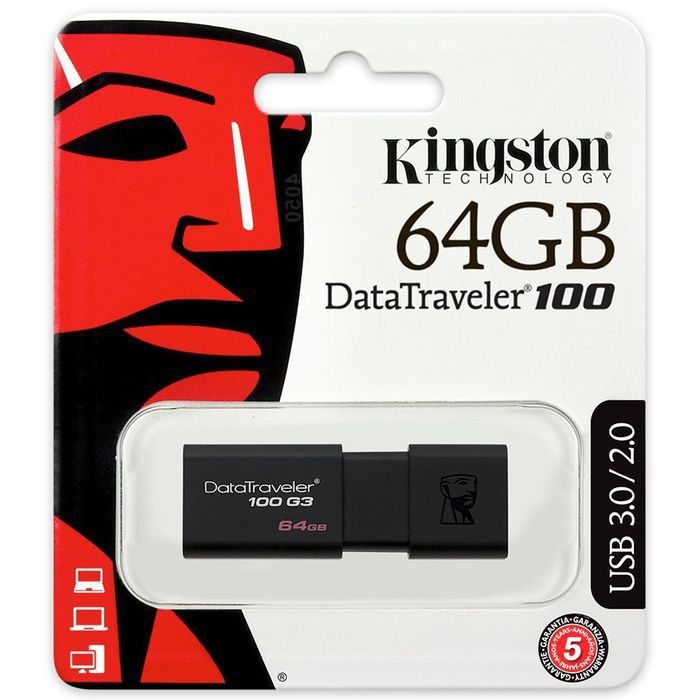 [740617211726] KINGSTON USB 3.0 64GB