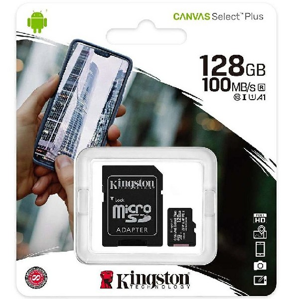 [740617298703] KINGSTON MICRO SD 128GB SDCS2128GB
