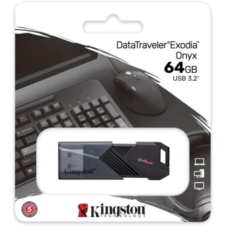 [740617332605] KINGSTON USB 3.2 DT ONYX 64GB