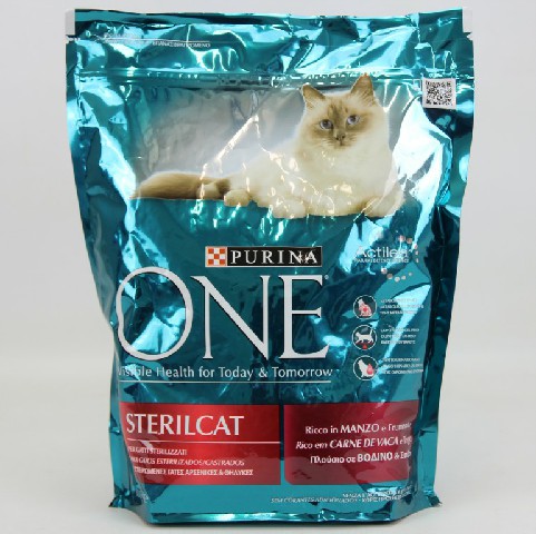 [7613031384600] ONE CAT STERILCAT CEREALI/MANZO GR.800