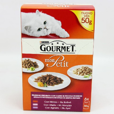 [7613034453785] GOURMET MON PETIT 50GRX6  SELEZIONE  CARNI