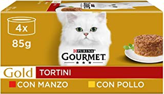 [7613035461734] GOURMET GOLD TORTINI GR.85X4 MANZO/POLLO