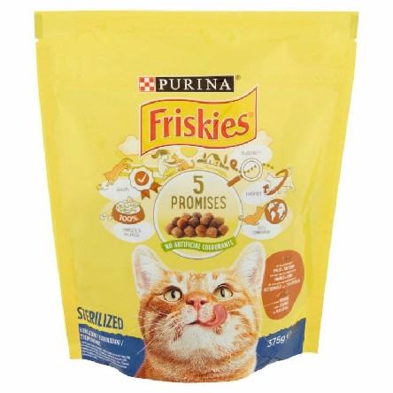 [7613035799806] FRISKIES STERILCAT 375GR TACCHINO/VERDURE