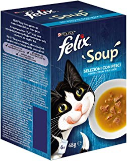 [7613036632058] FELIX SOUP CON PESCI 48GRX6 BUSTA