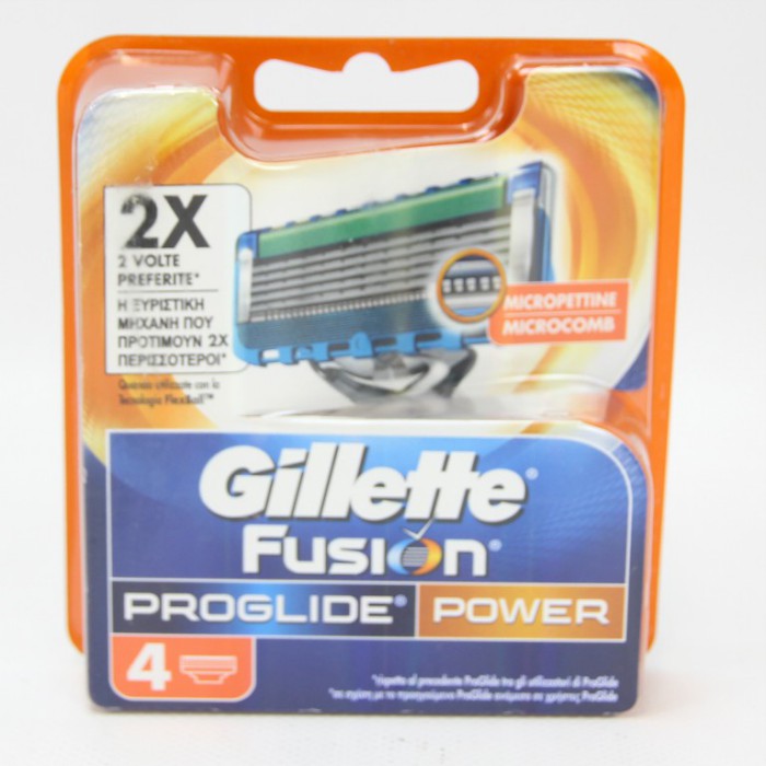 [7702018010691] GILLETTE PROGLIDE POWER RICARICA 4PZ.