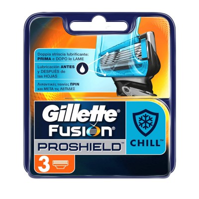 [7702018417292] GILLETTE FUSION PROSHIELD 3 RICAMBI