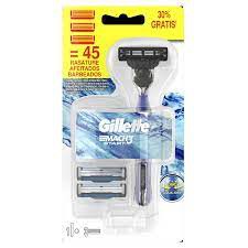 [7702018464005] GILLETTE MACH 3 START RASOIO+3 LAME