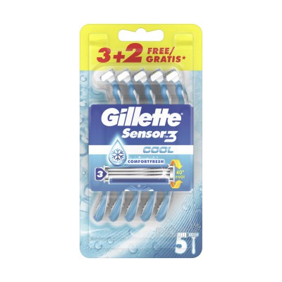 [7702018495344] R&G GILLETTE SENS/3 COOL X 3+2