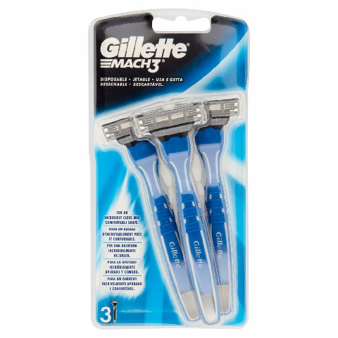 [7702018943609] GILLETTE MACH3 USA E GETTA 3PZ