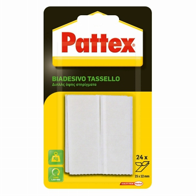 [8000053131784] PATTEX BIADESIVO TASSELLO 25X12MM 24PZ