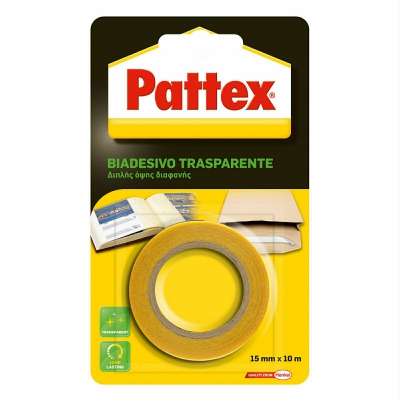 [8000053132262] PATTEX BIADESIVO TRASPARENTE 15MMX10MT