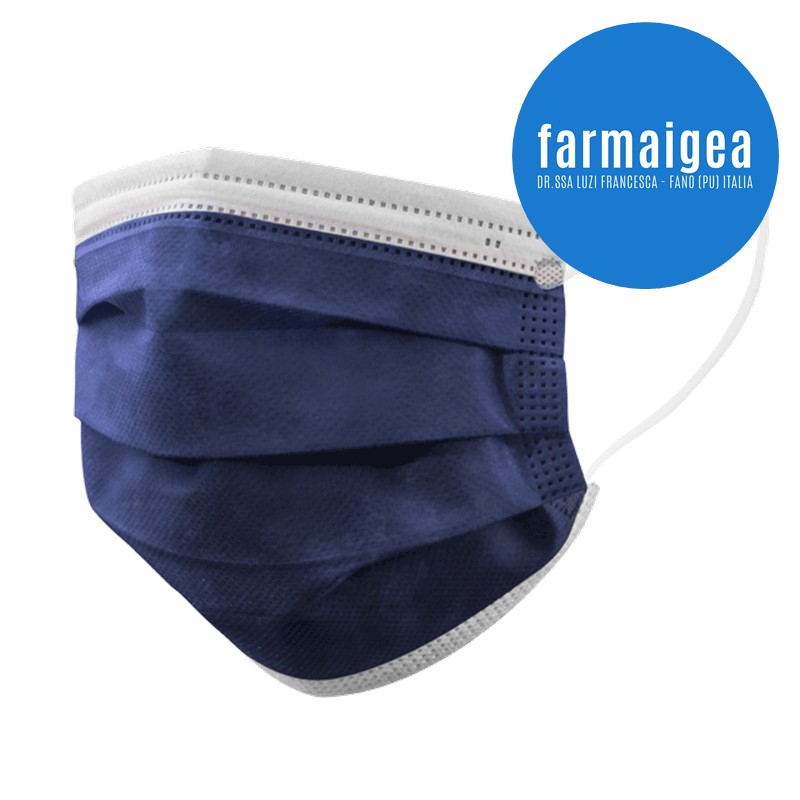 [8000559888946] MASCHERINA CHIRURGICA BLU