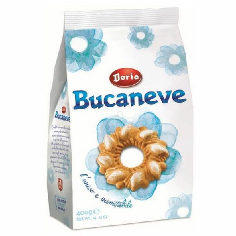 [8000605041691] DORIA BISCOTTI 400GR BUCANEVE SACCO