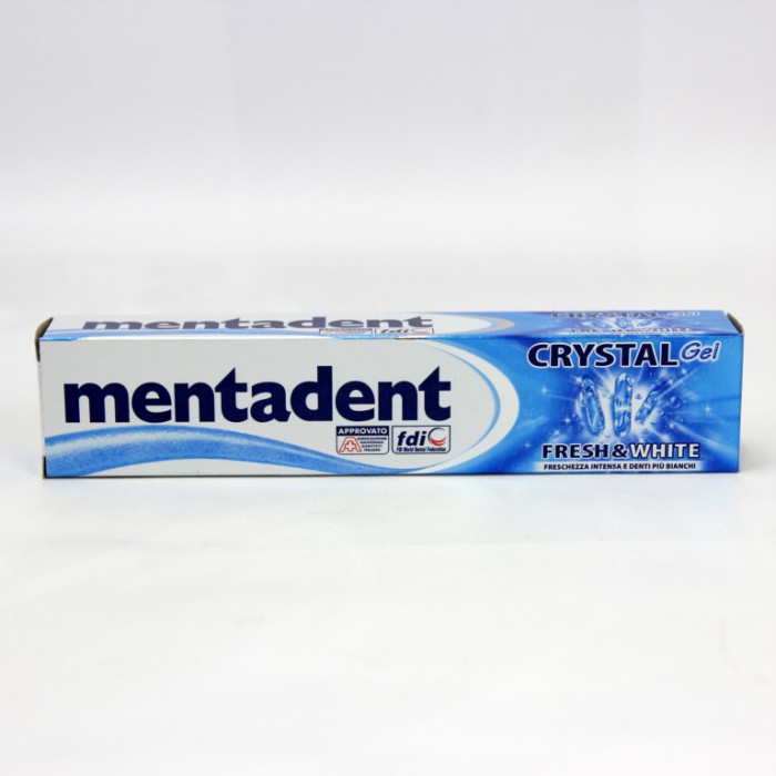 [8000630040270] MENTADENT 75ML CRYSTAL GEL
