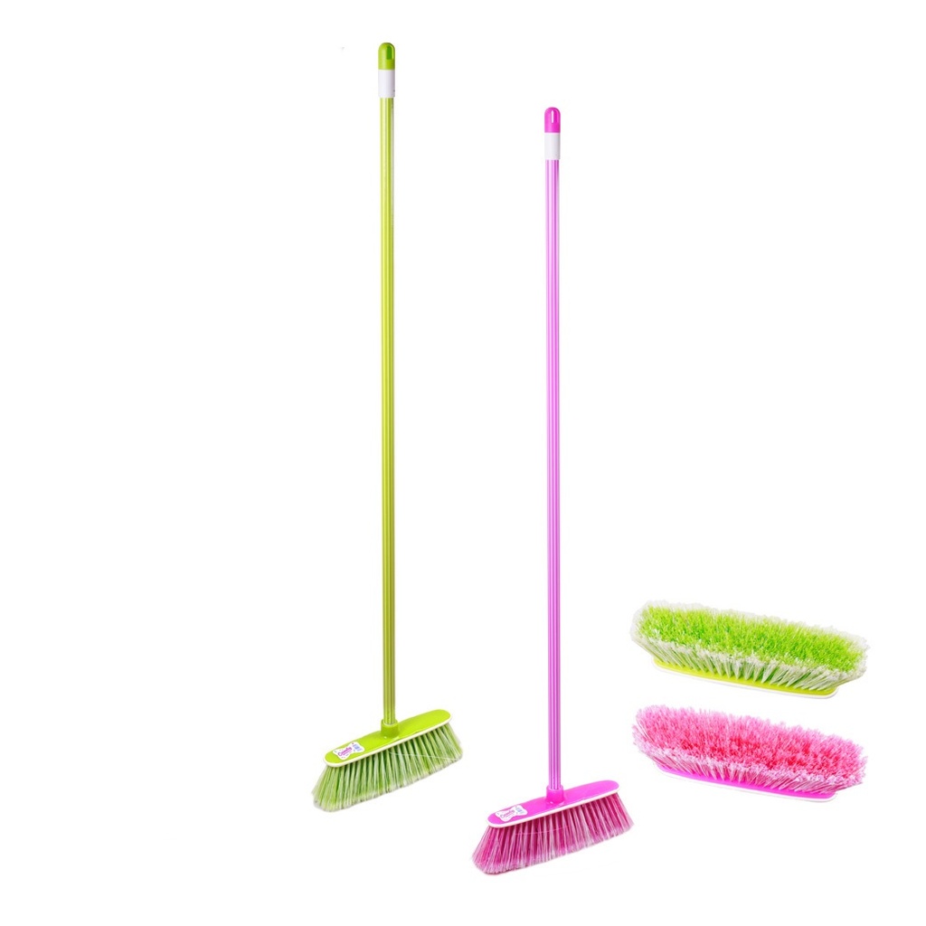 [8000798098052] SCOPA CANDY COMPLETA DI MANICO COL. FLUOR. 130 CM