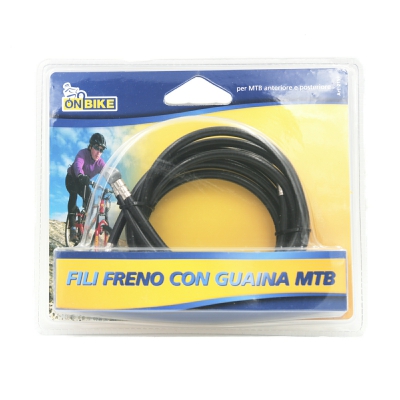 [8000866021593] FILI FRENI C/ GUAINA PER  MTB ANT/POST-COPPIA