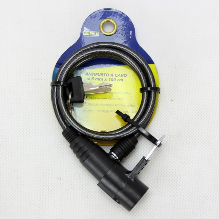 [8000866023320] ANTIFURTO ACCIAIO SOTTO SELLA 6X1000MM