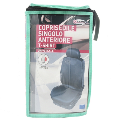 [8000866083737] COPRISEDILE SINGOLO ANTERIORE T-SHIRT NERO COMP/AI