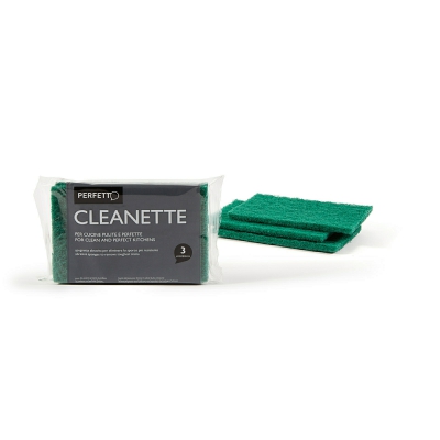 [8000957023802] PERFETTO FIBRA ABRASIVA CLEANETTE 10X15CM 3PZ
