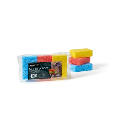 [8000957024304] 1ERFETTO SPUGNA MULTIUSO NETTINA SOFT 3PZ