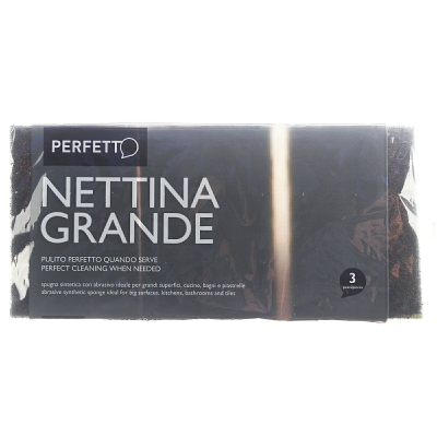 [8000957024601] PERFETTO SPUGNA ABRASIVA NETTINA GRANDE 3PZ