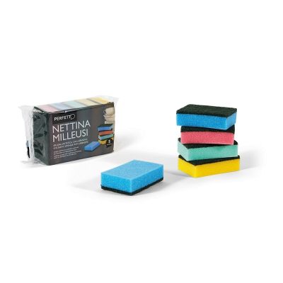 [8000957024632] PERFETTO SPUGNA ABRASIVA NETTINA MILLEUSI 5PZ