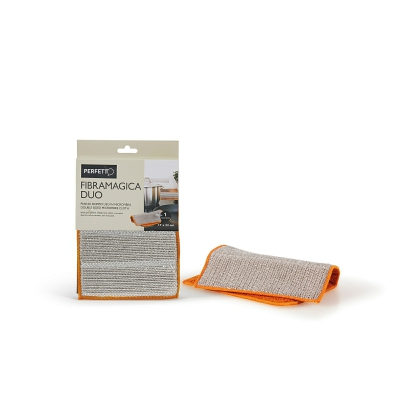 [8000957026315] PERFETTO PANNO FIBRAMAGICA DUO DOPPIO USO 17X23CM