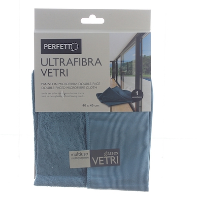 [8000957031913] PANNO MICROFIBRA  ULTRAFIBRA VETRI   CM. 40X40