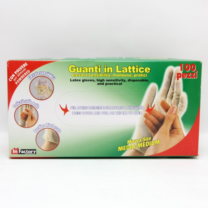 [8000957040823] GUANTI LATTICE 100PZ GRANDE
