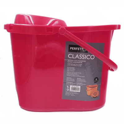 [8000957047013] PERFETTO SECCHIO CON STRIZZATORE CLASSICO 15LT
