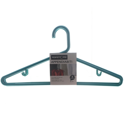 [8000957050341] ATTACCAPANNI PLASTICA SET 4 PEZZI