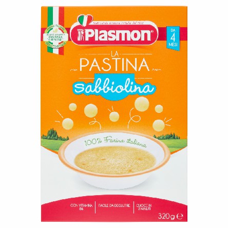 [8001040011607] PLASMON PASTINA 320GR PRIMIMESI SABBIOLINA