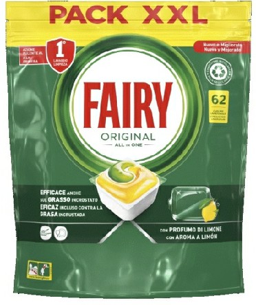 [8001090472984] FAIRY ORIGINAL 62 CAPS LEMON