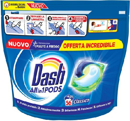 [8001090561954] DASH PODS 56PZ REGOLARE