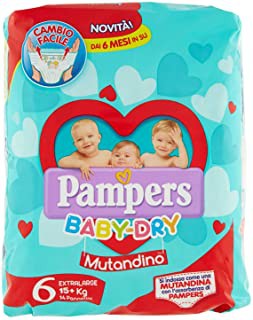[8001090957177] PAMPERS BABY DRY MUT XL SP X14