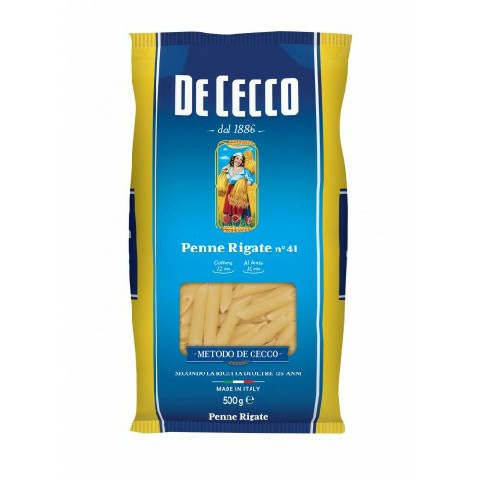 [8001250120410] DE CECCO PASTA 500 PENNE RIGATE