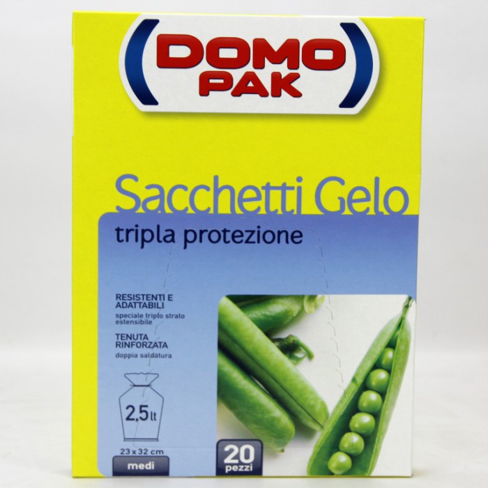 [8001410086143] DOMOPAK GELO SACCHETTO MEDIO 20PZ